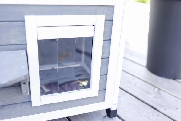 Kerbl Katzenhaus Family - wetterfestes Winterhaus für Katzen, 2-stöckig